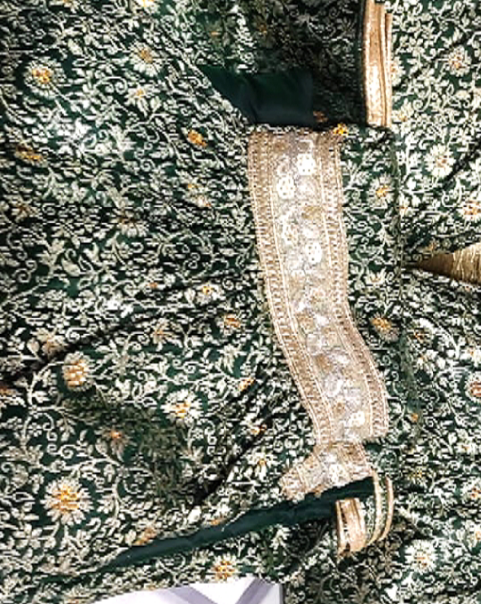 Stich kimkhab garara wedding dress cutamize stichig manufacturing banarsi silk kimkhab garara