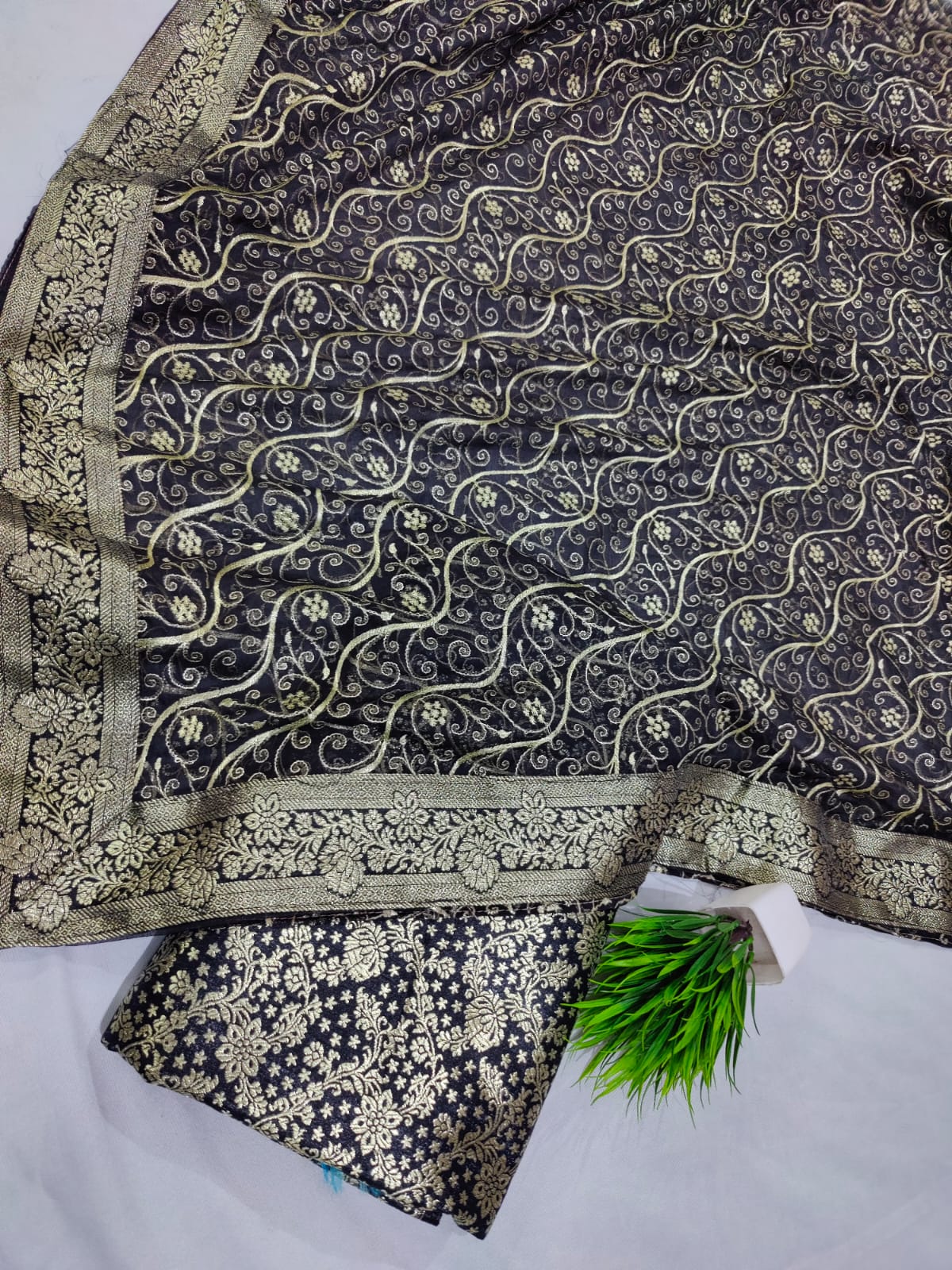 Mehroon kimkhab silk wedding garara/kimkhab garara