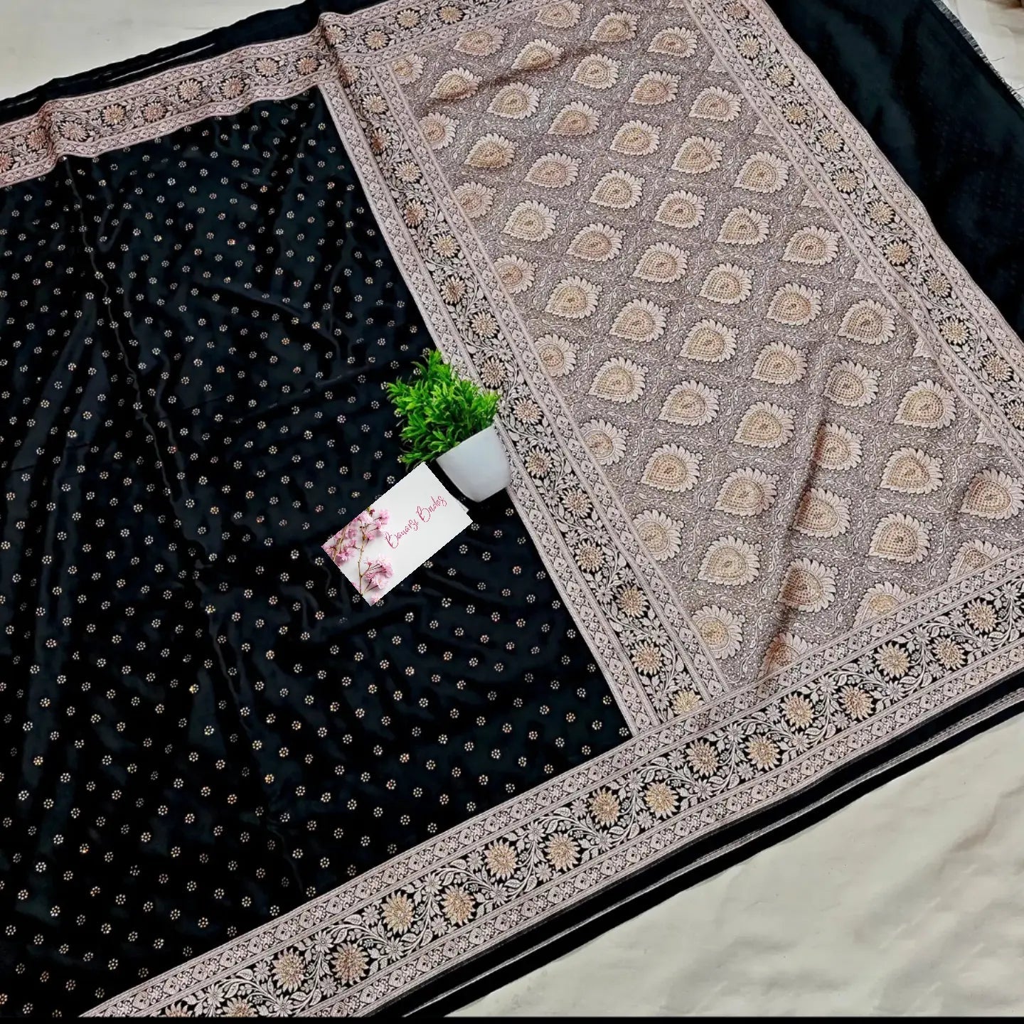 Katan silk with daimand work saree Saree Banarsibrides