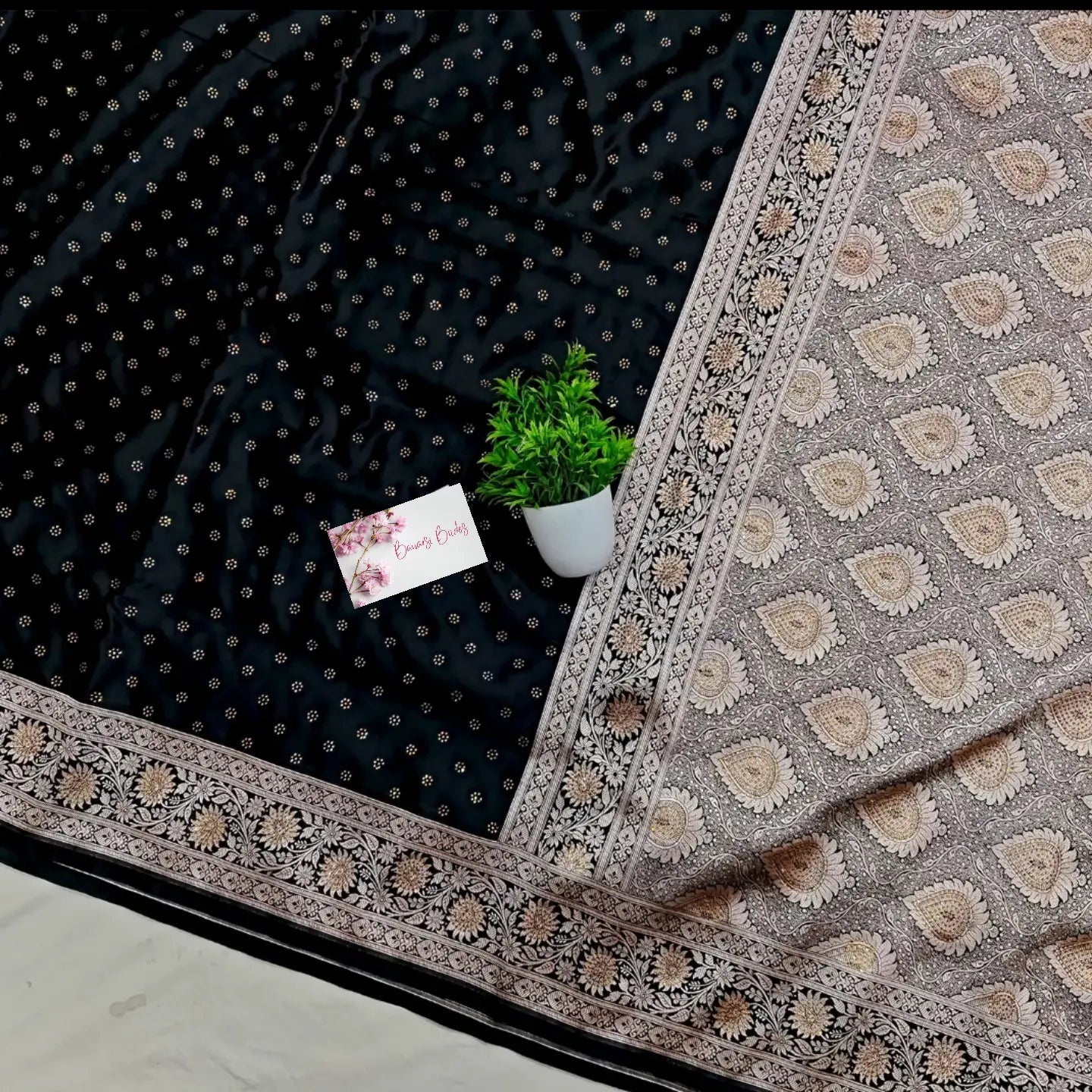 Katan silk with daimand work saree Saree Banarsibrides
