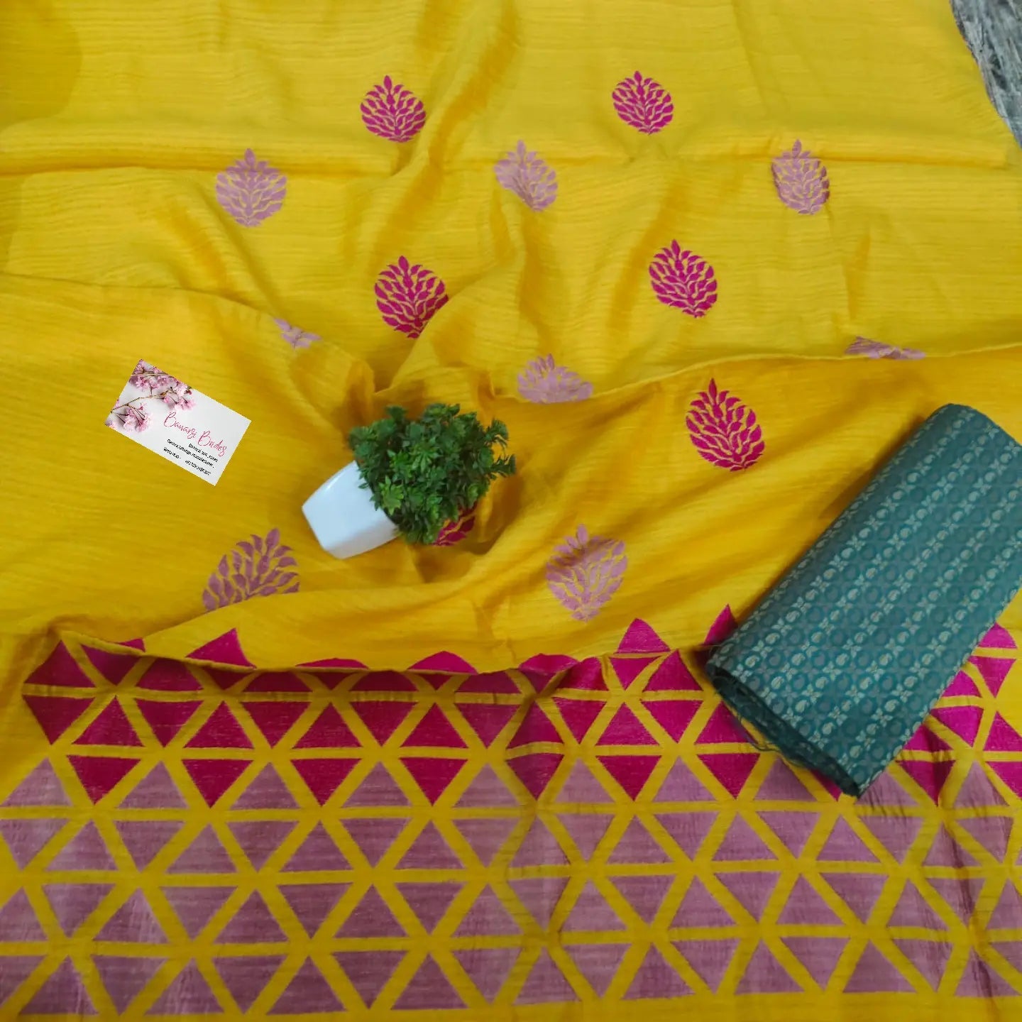 Resham silk suit with havy embodry work Suit Banarsibrides