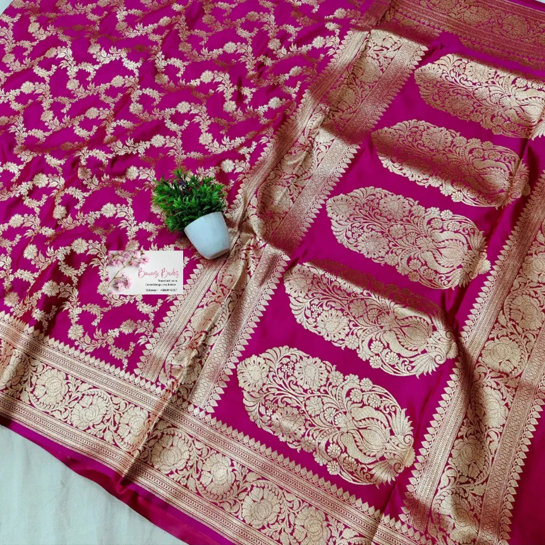 Banarsi katan silk saree