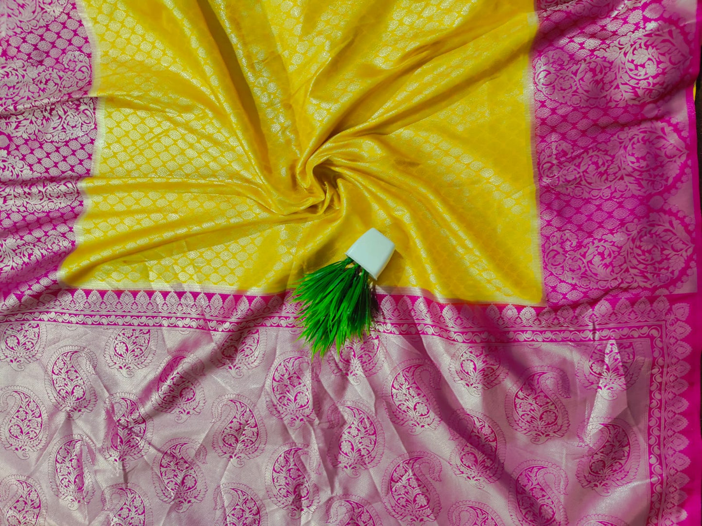 Yellow saree