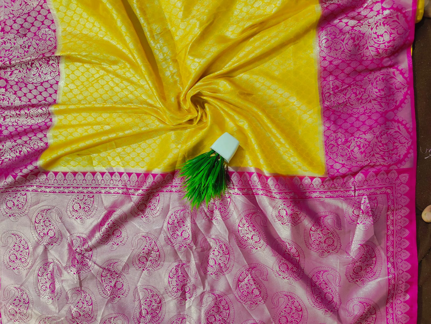 Yellow saree