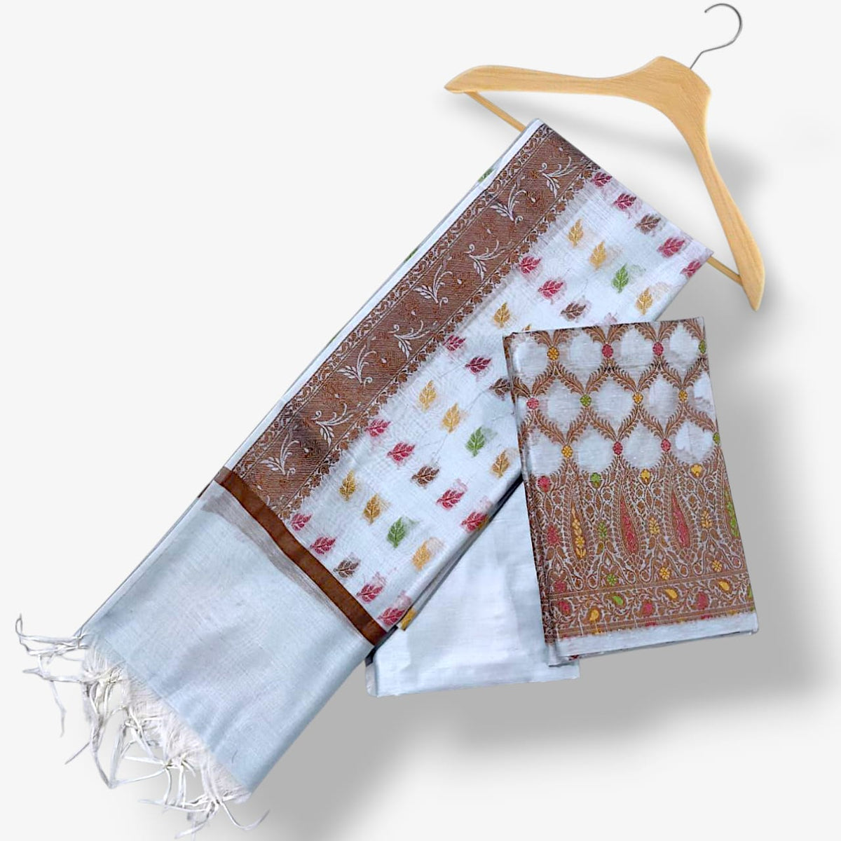 move cotton banarsi silk suit