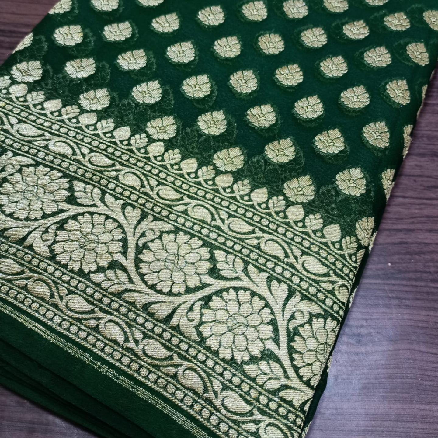 Handloom chiffon saree