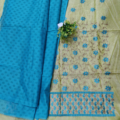 Chanderi silk suit cuntras - Banarsi Brides