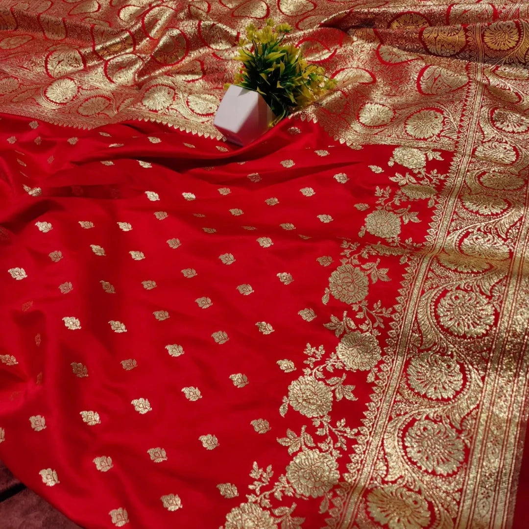 banarasi katan silk saree