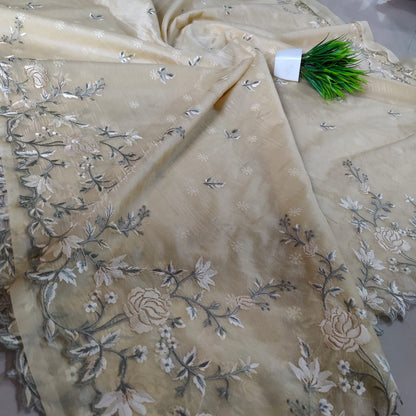 organza saree