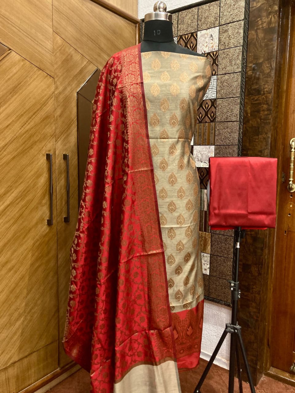 Banarsi silk suit 