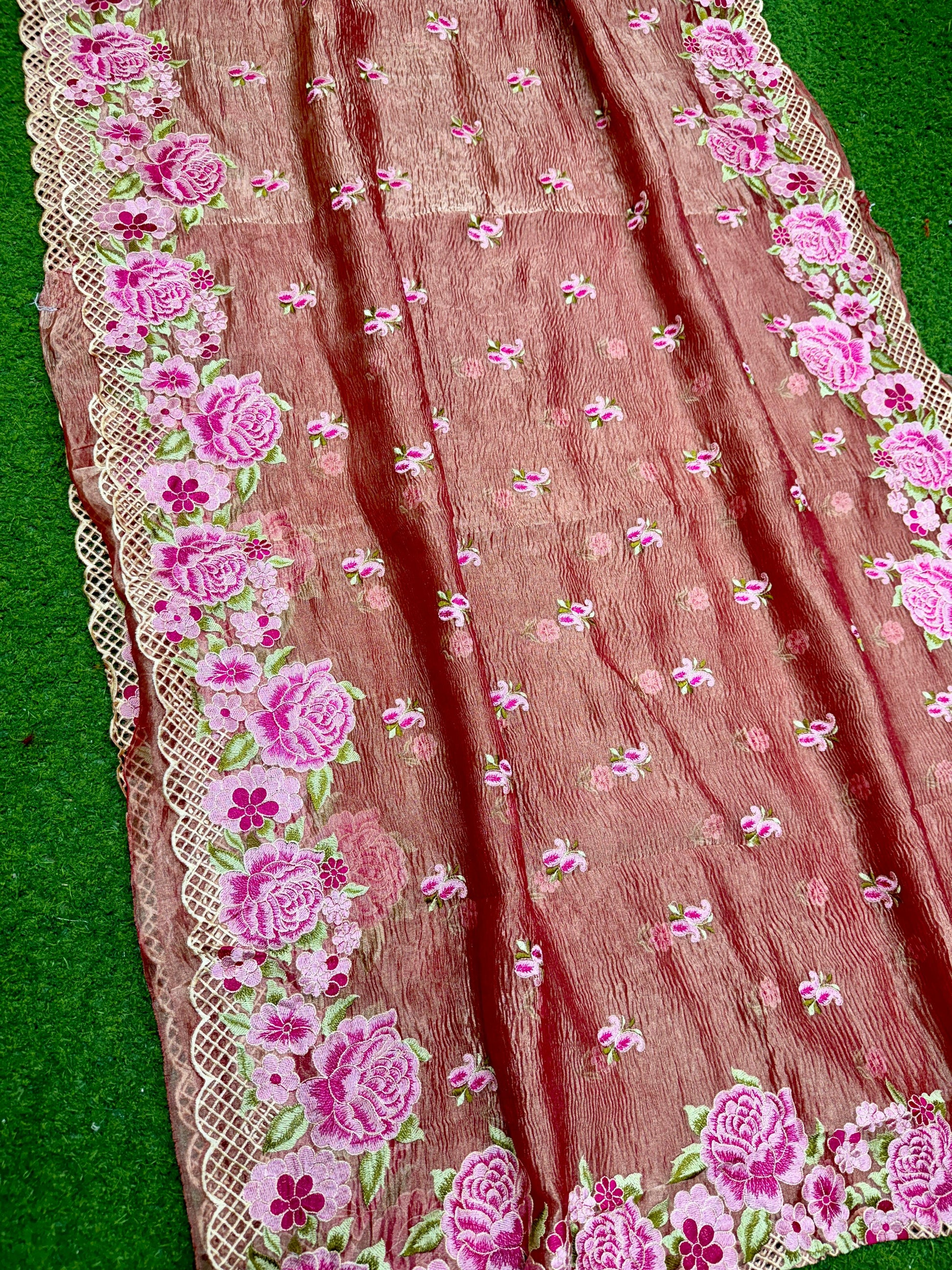 Banarsi silk saree tisshue silk 