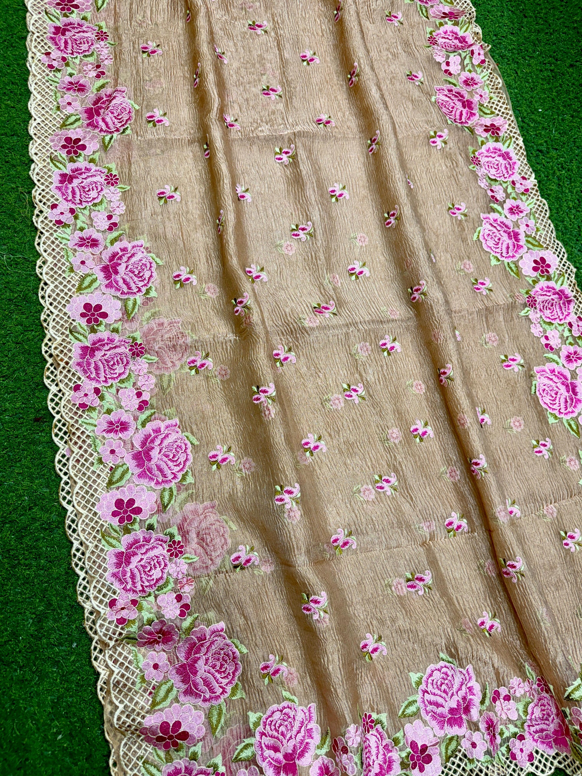 Tisshue pure silk saree 