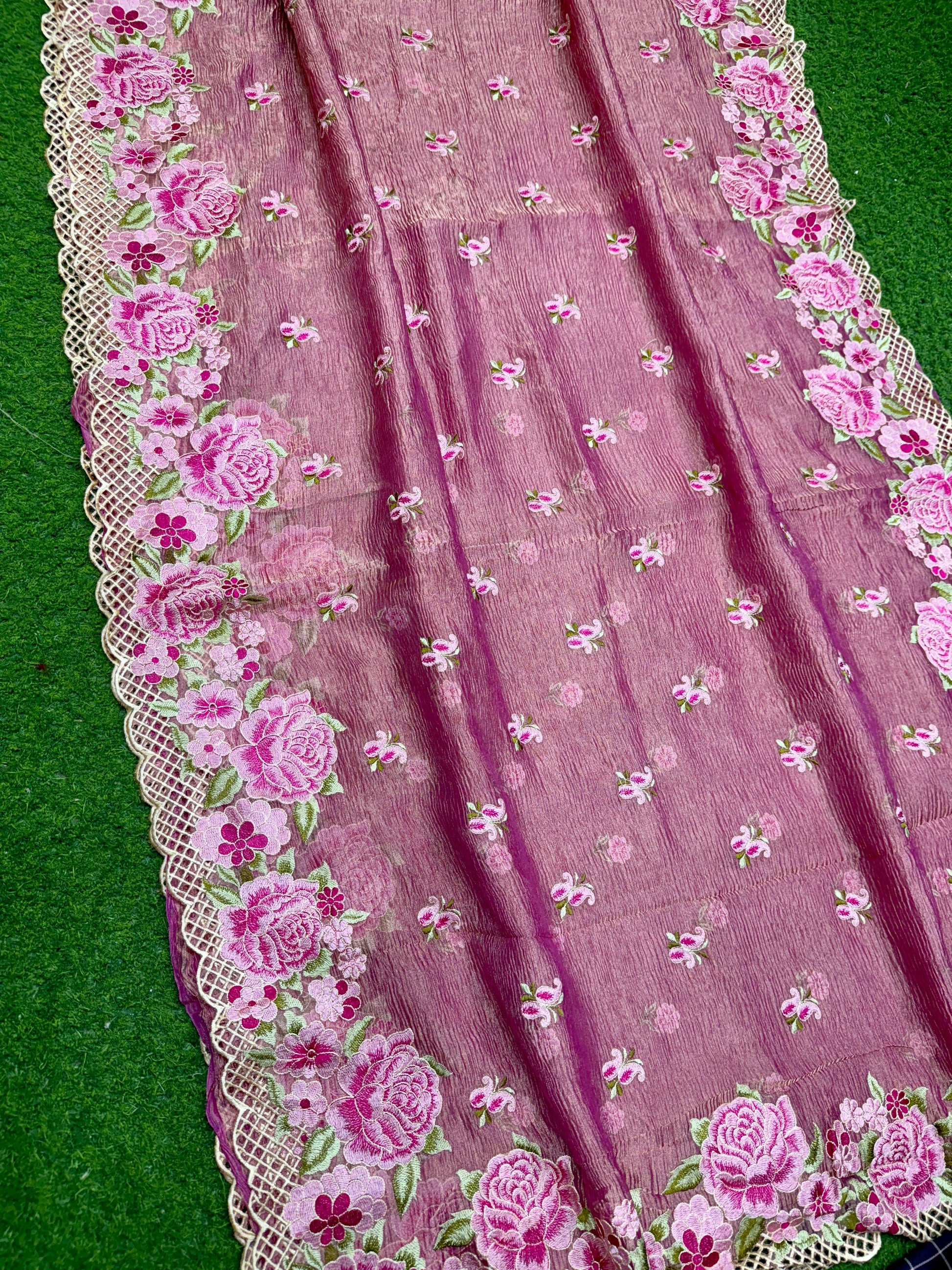 Tisshue banarsi silk