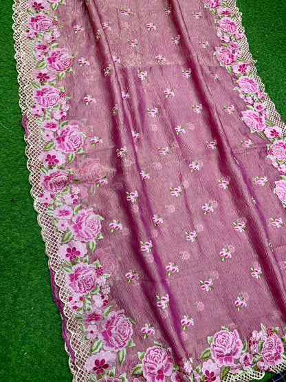 Tisshue banarsi silk