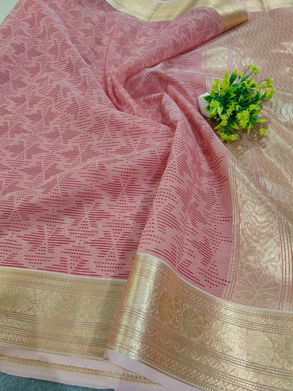 organza saree