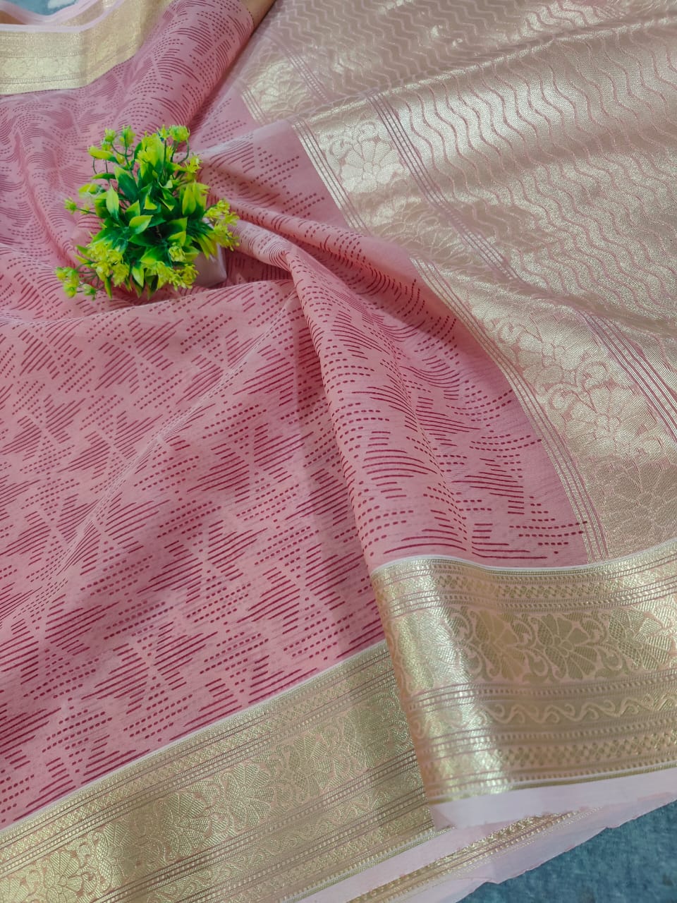 organza saree