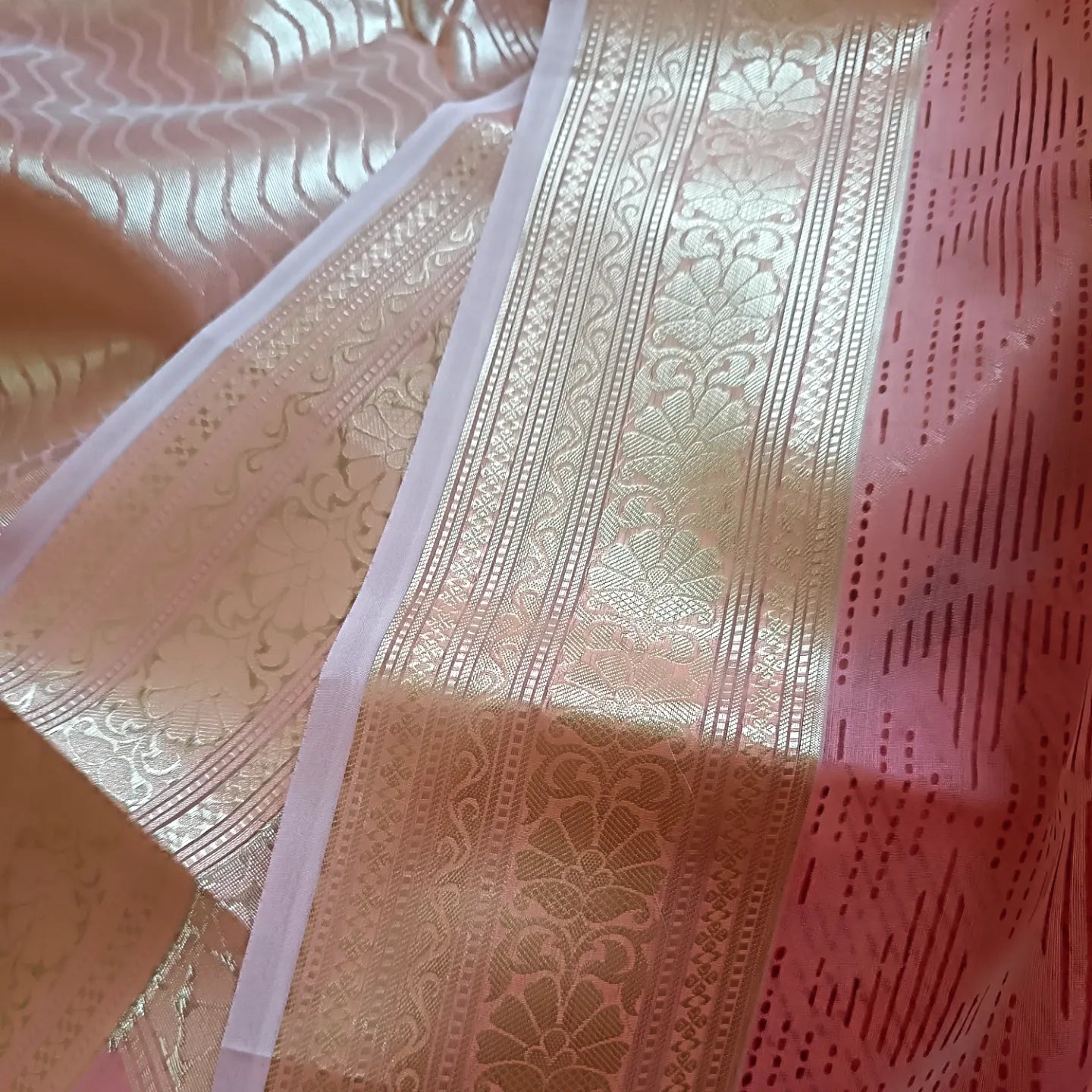 Banarsi handbrus organza silk saree llhand craft banarsi organza silk saree lltisshue silk hand craft saree 