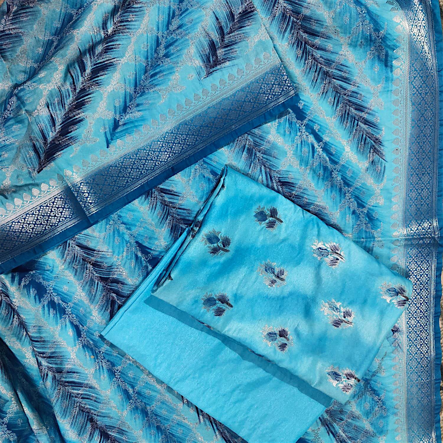 “Sky Blue Designer Suit –