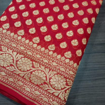 Banarsi silk  pure khuddi silk - Banarsi Brides