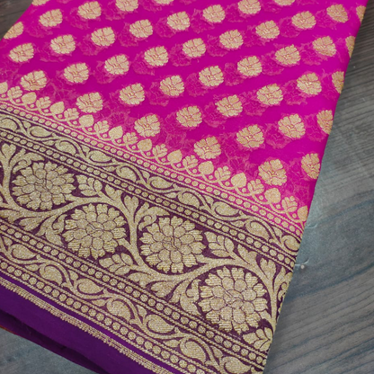 Banarsi silk  pure khuddi silk - Banarsi Brides