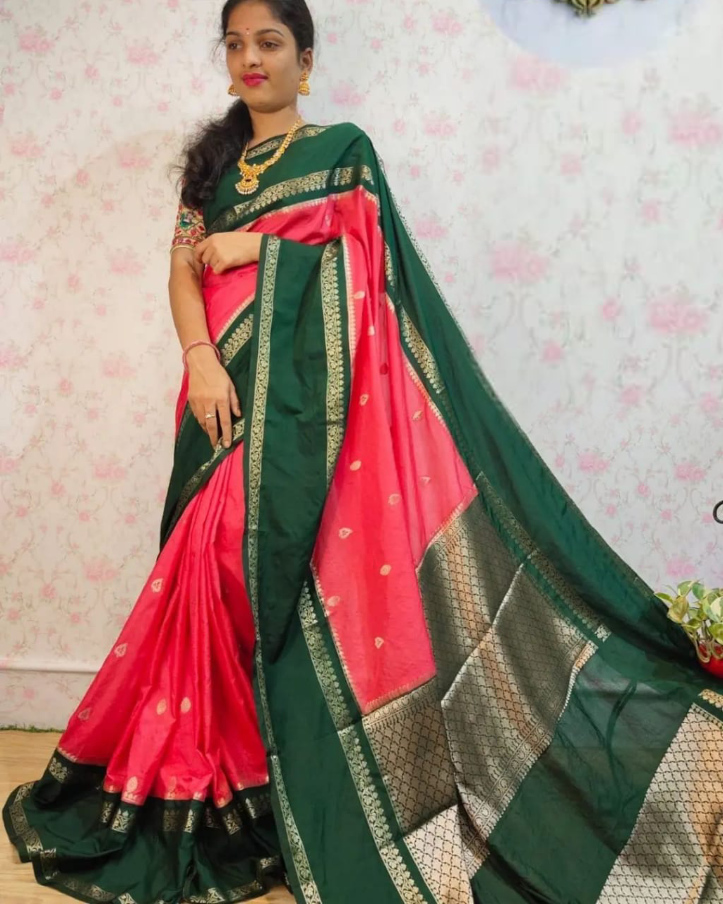 Cottan silk saree