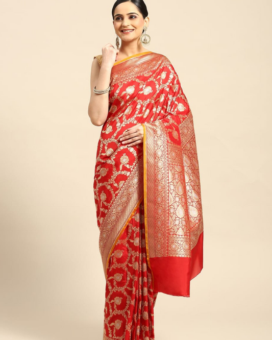 Banarsi sareekatan silk