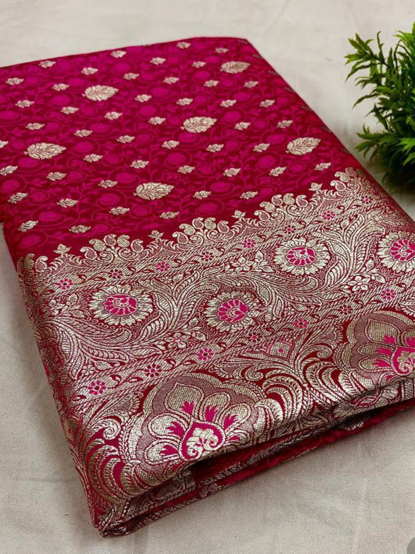 Banarsi katan silk saree 