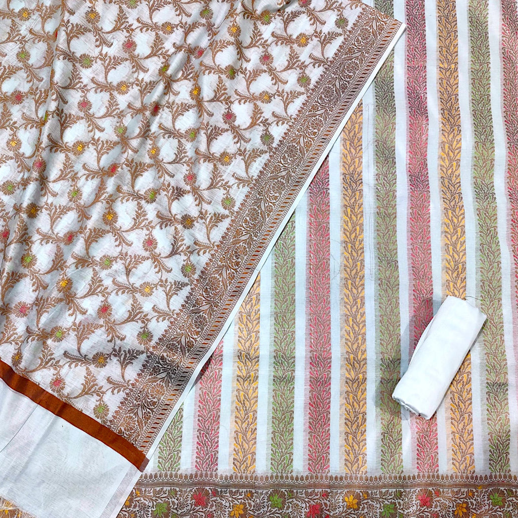 lining patti banarsi silk suit