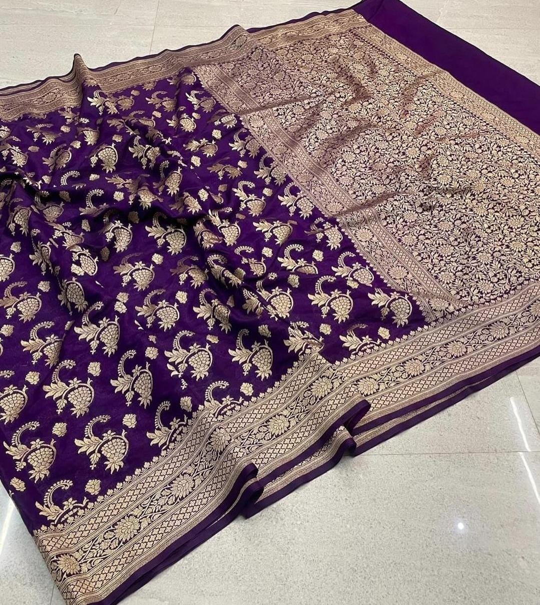 Mashru silk saree 